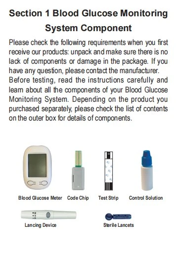 Blood Glucose Meter BGM-102-01