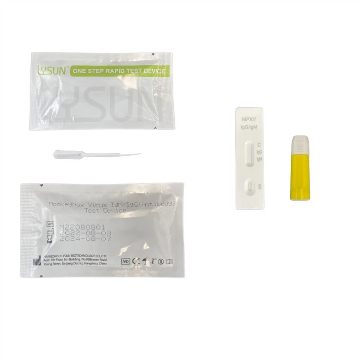Lysun Low Price Monkeypox Antibody IgG/IGM Test Device