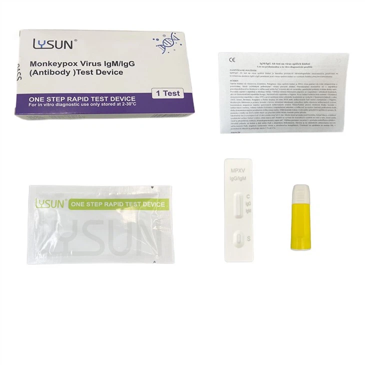 Lysun Low Price Monkeypox Antibody IgG/IGM Test Device