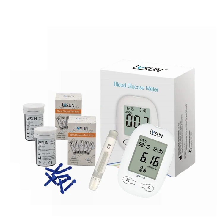 OEM Customizable Glucometer Handheld Electronic Home Use Blood Glucose Meter